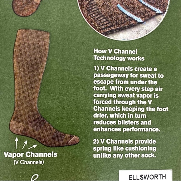 Ellsworth Men's Tactical Boot Socks - L - Picture 4 of 5